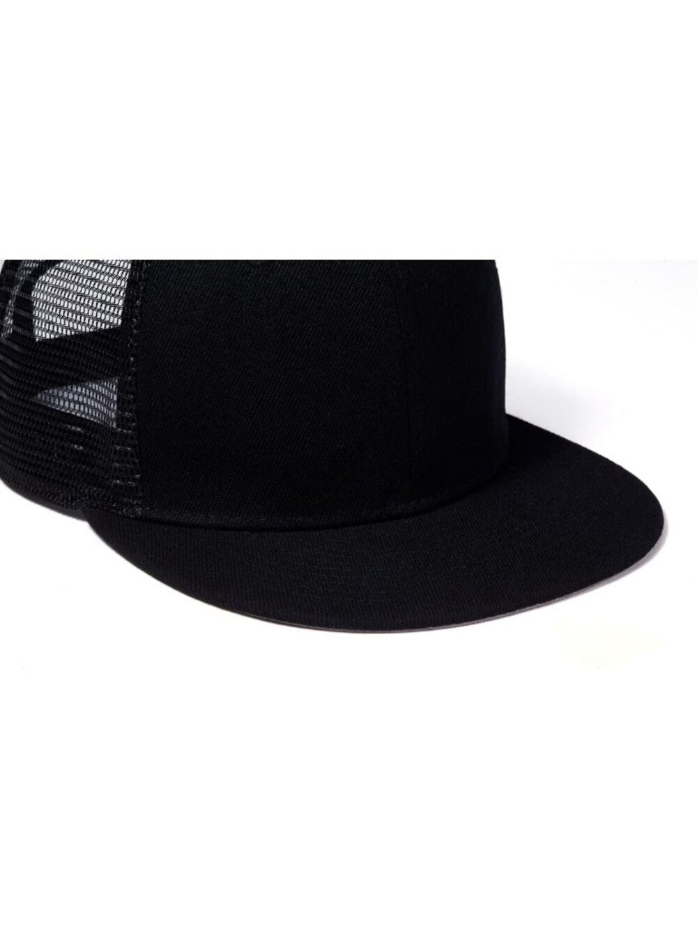 Unisex Black Snapback Hat Hip Hop Style Colorful Adjustable Baseball Cap - Picture 7 of 7